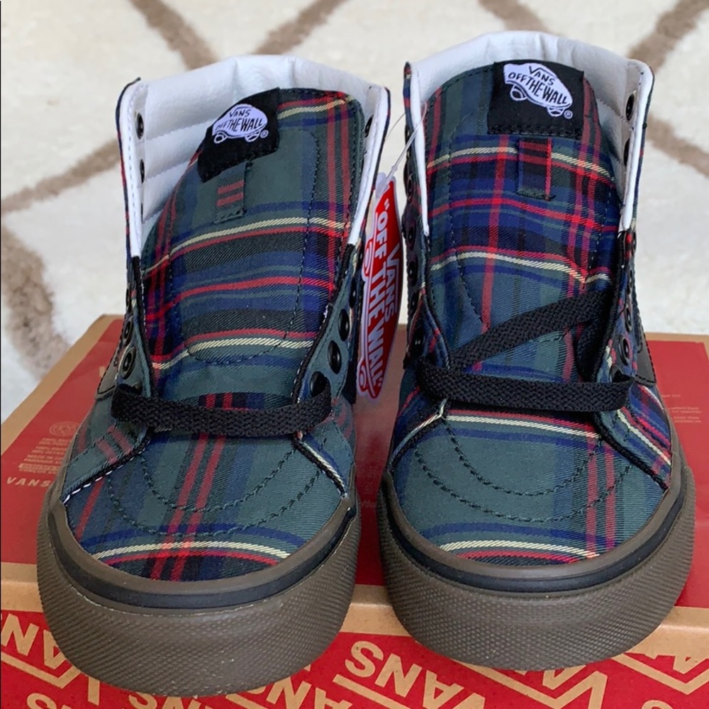 VANS SK8-Hi REISSUE TARTAN GUM BLACK/CLASSIC WMNS - Picture 8 of 16
